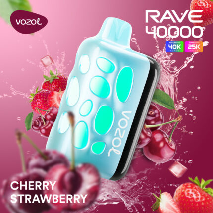 Vozol Rave 40000 Cherry Strawberry