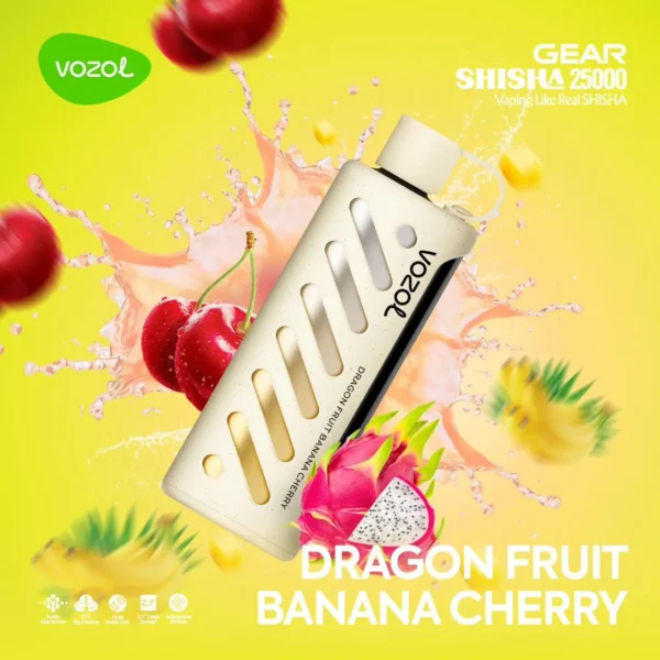 Vozol Gear 25000 Dragon Fruit Banana Cherry