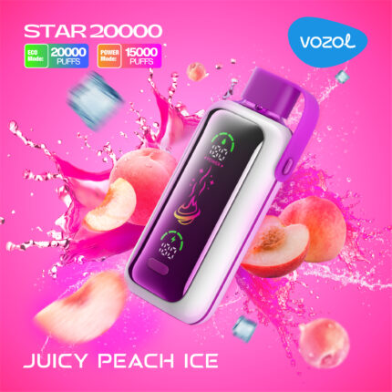 Vozol Star 20000 Juicy Peach İce