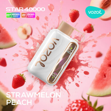 Vozol Rave 40000 Strawmelon Peach